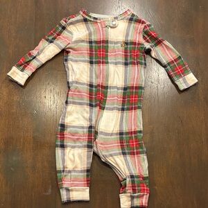 GAP Multicolor Plaid Baby Romper